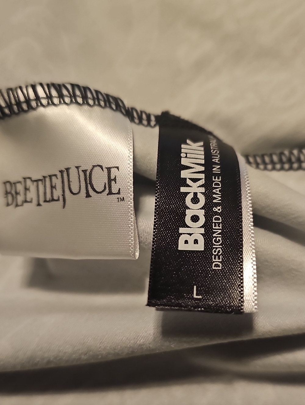 L Blackmilk Beetlejuice Apron Dress - Picture 3 of 4